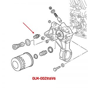 OLM-ODZ916V6 Oliedruk zender 916 V6 onderdeel nr. 60593845
